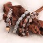 ⏳Time-Limited Special⏰Women's Dazzling Heart-Shaped Magnetic Copper Bracelets