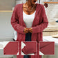 Gift Choice -Women's Long Knit Cardigan Coat