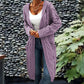 Gift Choice -Women's Long Knit Cardigan Coat