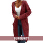 Gift Choice -Women's Long Knit Cardigan Coat
