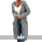 Gift Choice -Women's Long Knit Cardigan Coat