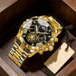 Men's Luminous Waterproof Flywheel Quartz Watch