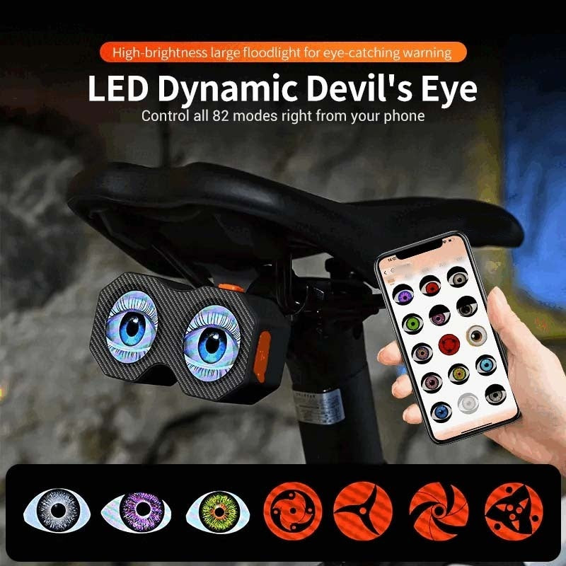 Dynamic Devil's Eye Bicycle Taillight