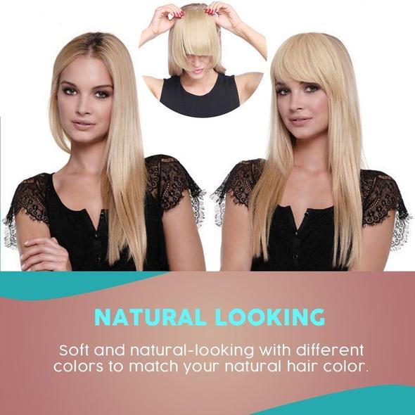 🏆Hot Sale 50%OFF⚡95K+ SOLD! Almost Gone💥Seamless 3D Clip-In Bangs Hair Extensions