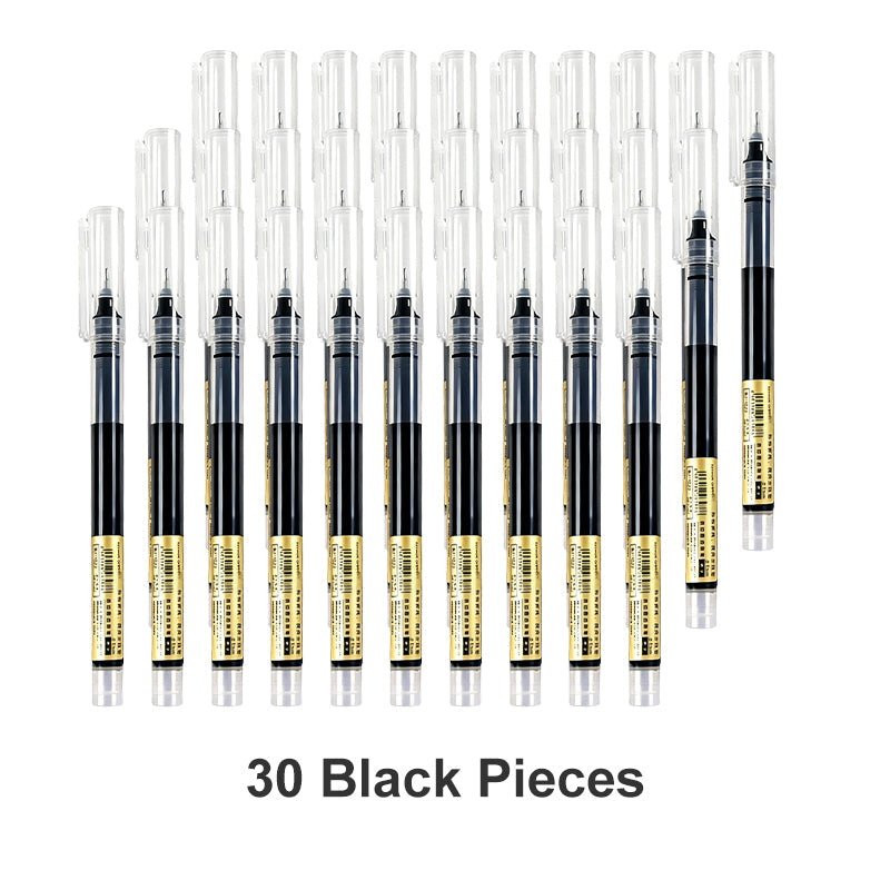 30PCS Quick-Drying Rollerball Pens