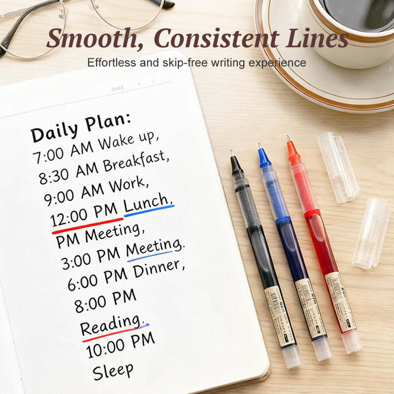 30PCS Quick-Drying Rollerball Pens