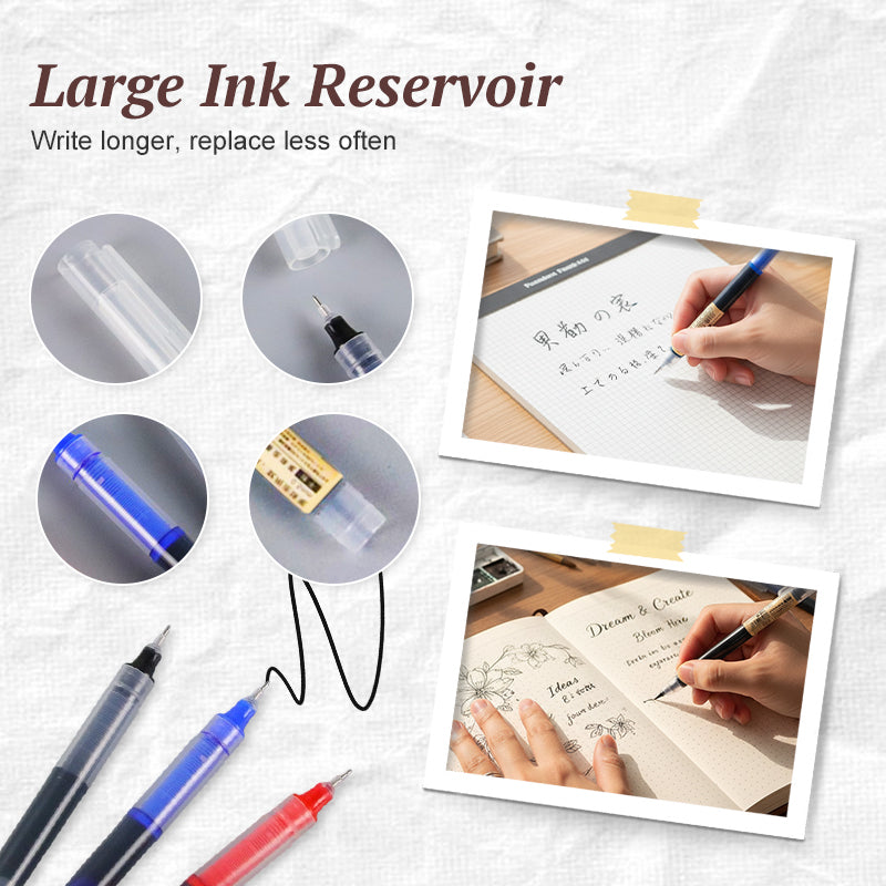 30PCS Quick-Drying Rollerball Pens