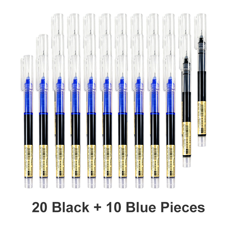 30PCS Quick-Drying Rollerball Pens