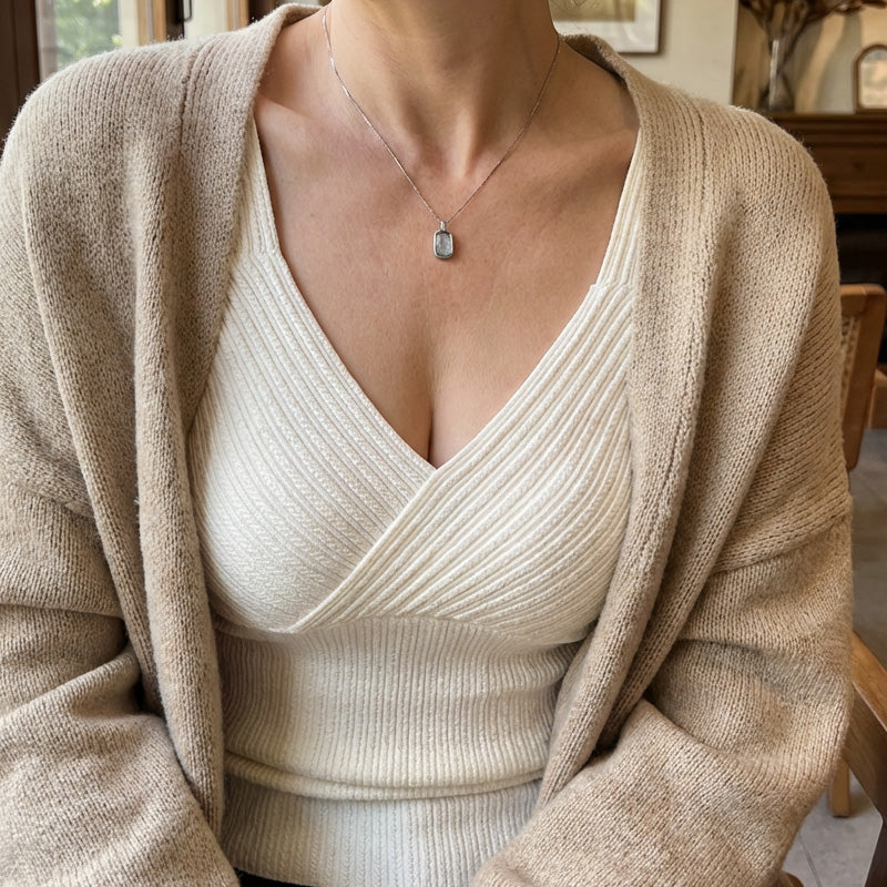 Women's Thermal Tank Top with Built-In Bra