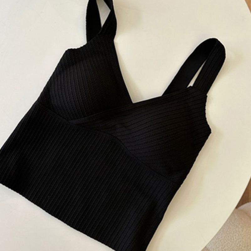 Women's Thermal Tank Top with Built-In Bra