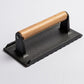 Cast Iron Steak & Burger Press with Wood Handle