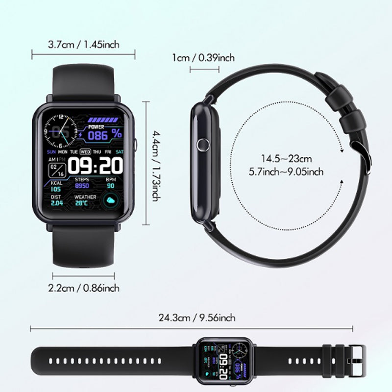 Smart Watch for Women Men, Fitness Tracker with Answer/Make Calls, Fitness Watch with Sleep Tracker/100 Sports/IP68 Waterproof Pedometer