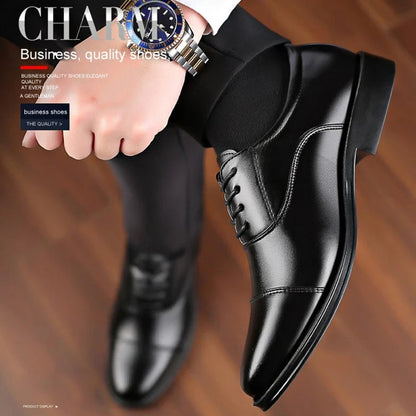 🔥New 2026 hot sale 50% off🔥Men's Gentlemen Business Formal Leather Shoes