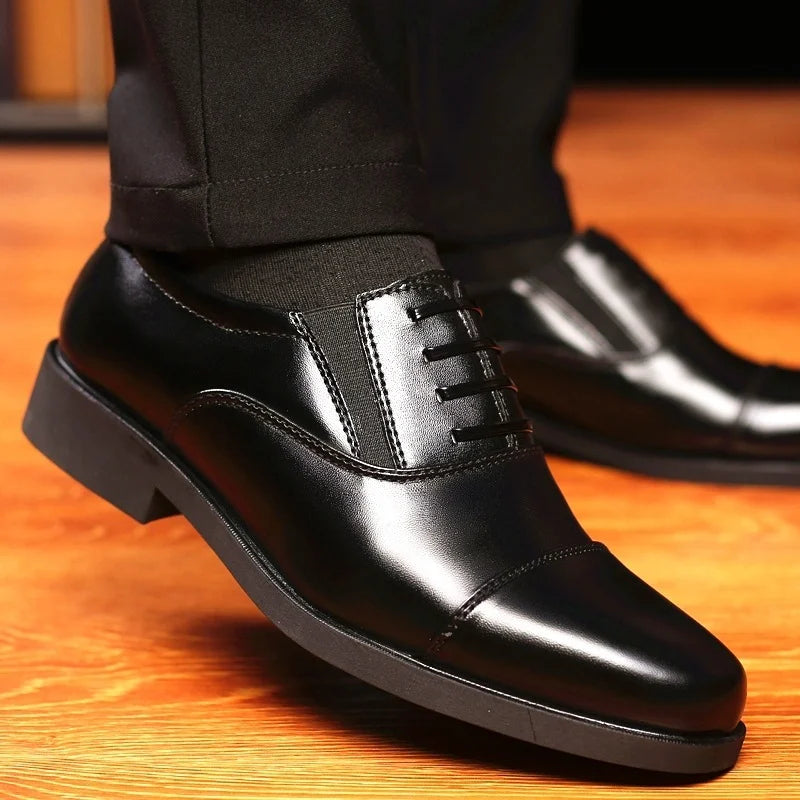 🔥New 2026 hot sale 50% off🔥Men's Gentlemen Business Formal Leather Shoes