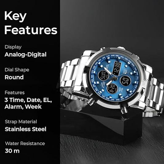 ⌚ 50% OFF NOW!💥 Men‘s Military Watch – Analog-Digital Display, Waterproof & Shock-Resistant 🛡️