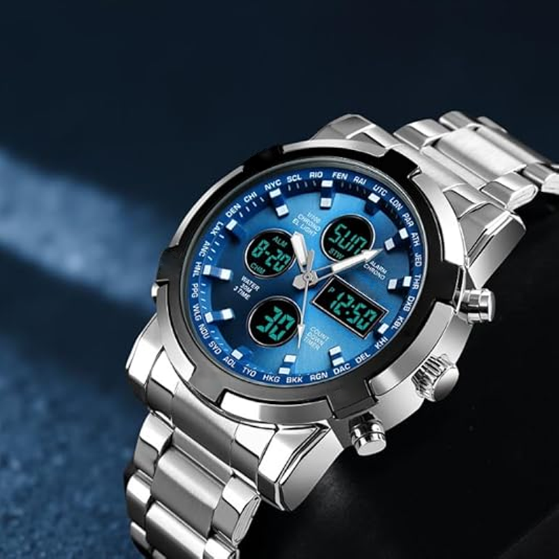 ⌚ 50% OFF NOW!💥 Men‘s Military Watch – Analog-Digital Display, Waterproof & Shock-Resistant 🛡️