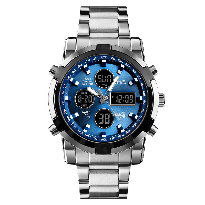 ⌚ 50% OFF NOW!💥 Men‘s Military Watch – Analog-Digital Display, Waterproof & Shock-Resistant 🛡️