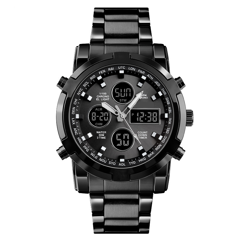 ⌚ 50% OFF NOW!💥 Men‘s Military Watch – Analog-Digital Display, Waterproof & Shock-Resistant 🛡️