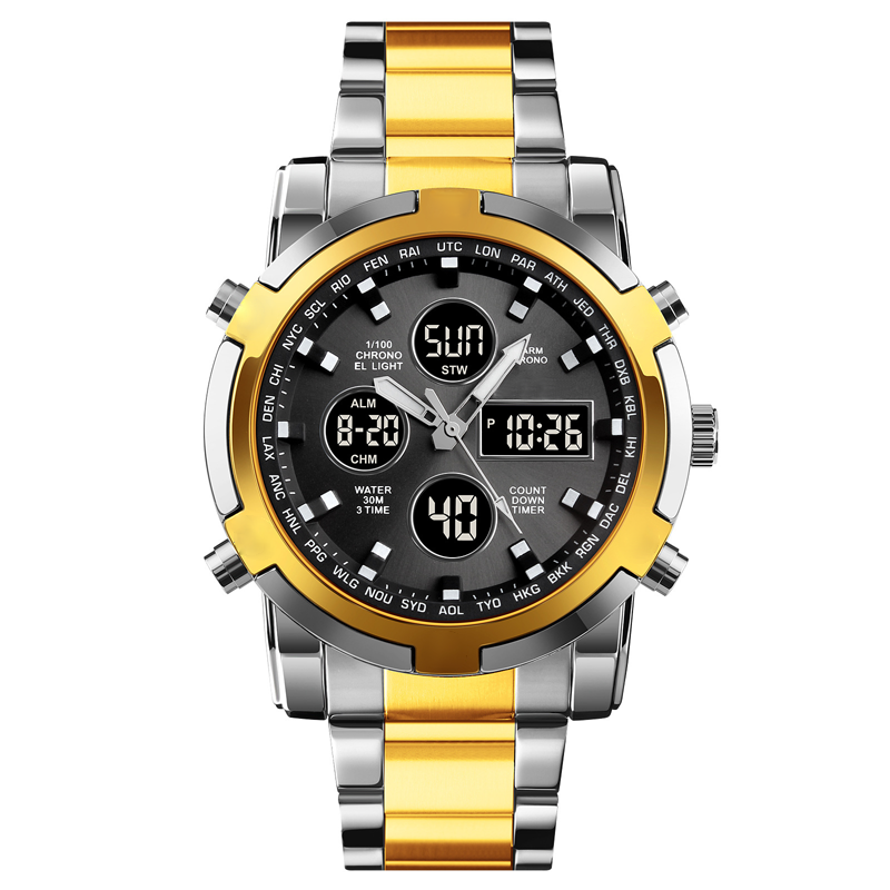 ⌚ 50% OFF NOW!💥 Men‘s Military Watch – Analog-Digital Display, Waterproof & Shock-Resistant 🛡️