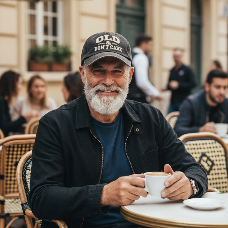 ✨🔥Funny "OLD & DON'T CARE" Cap-Unisex Adjustable Retro Slogan Baseball Cap🧢