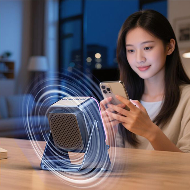 🔥5-in-1 wireless Bluetooth speaker with induction function and adjustable cell phone holder