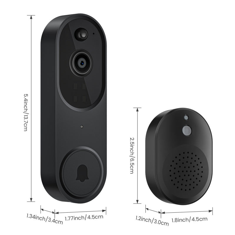 📢 📢 50% OFF ! Smart HD Doorbell – Remote Access & Instant Alerts 📱💬【Exceptional Price】