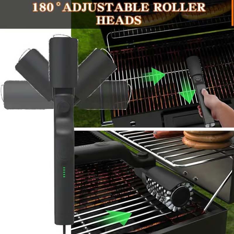 ✨ Cordless Electric BBQ Brush Cleaner! ✨