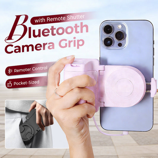🔥Last Day Sale 50% OFF⏰🤳📷Bluetooth Camera Grip with Remote Shutter🎁