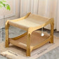 🔥HOT SALE 50% OFF! 🐱🛋️ Scratching and lounging in one — durable sisal + wooden frame beats flimsy cardboard. Curved for comfort, built to last, and saves your sofa. Your cat's new favorite spot. ✨