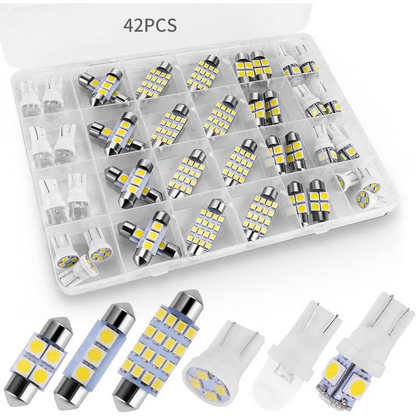 🎉 2026 Sale — Over 7,800 Sold 💡 42-Piece Super Bright LED Car Interior Lighting Set 🚗