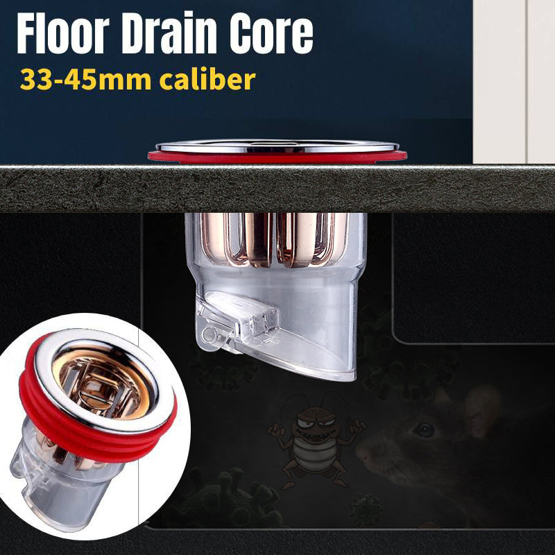 Magnetic odor-blocking insert for floor drain