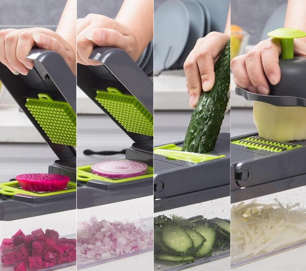 Vegetable Chopper,15-in-1 Multifunctional Food Chopper