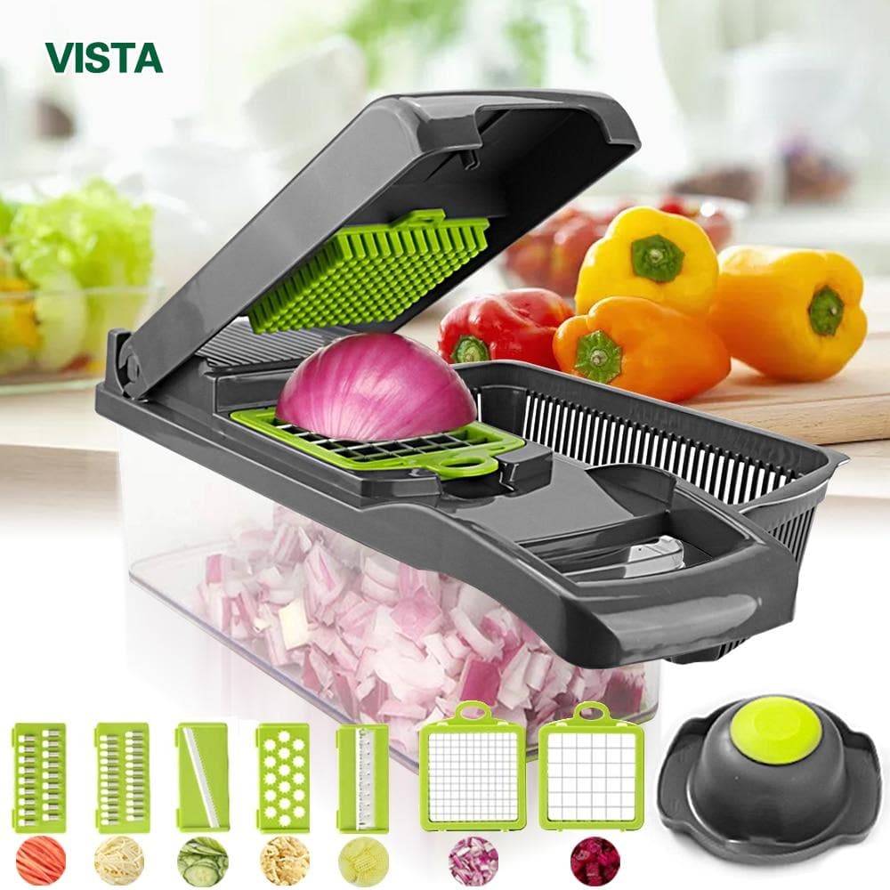 Vegetable Chopper,15-in-1 Multifunctional Food Chopper