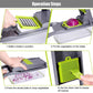 Vegetable Chopper,15-in-1 Multifunctional Food Chopper