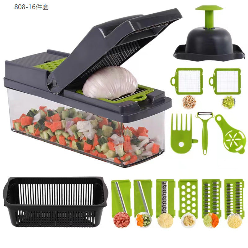 Vegetable Chopper,15-in-1 Multifunctional Food Chopper