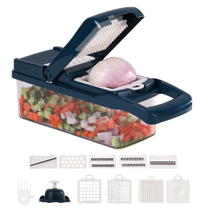 Vegetable Chopper,15-in-1 Multifunctional Food Chopper
