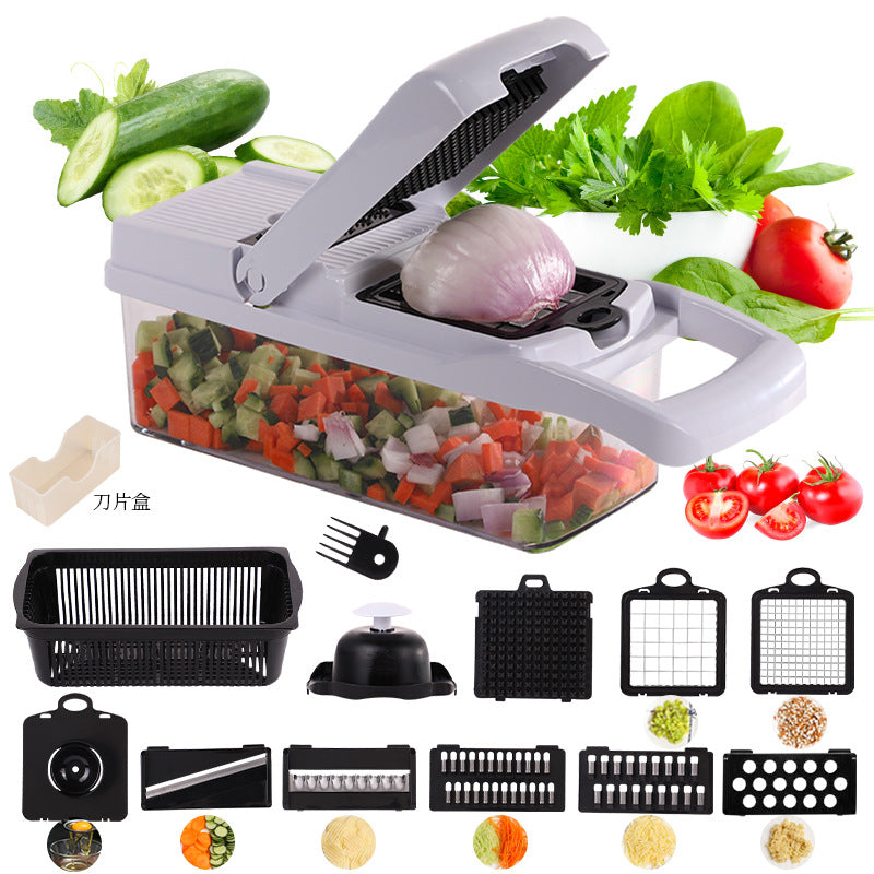 Vegetable Chopper,15-in-1 Multifunctional Food Chopper