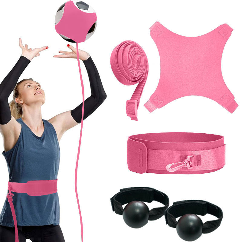 ✨50% OFF! 🏐 Volleyball Training Aid with Elastic Cord – Solo serve & spike practice, adjustable waist belt, 2 hand trainers – improve form fast. 🎯
