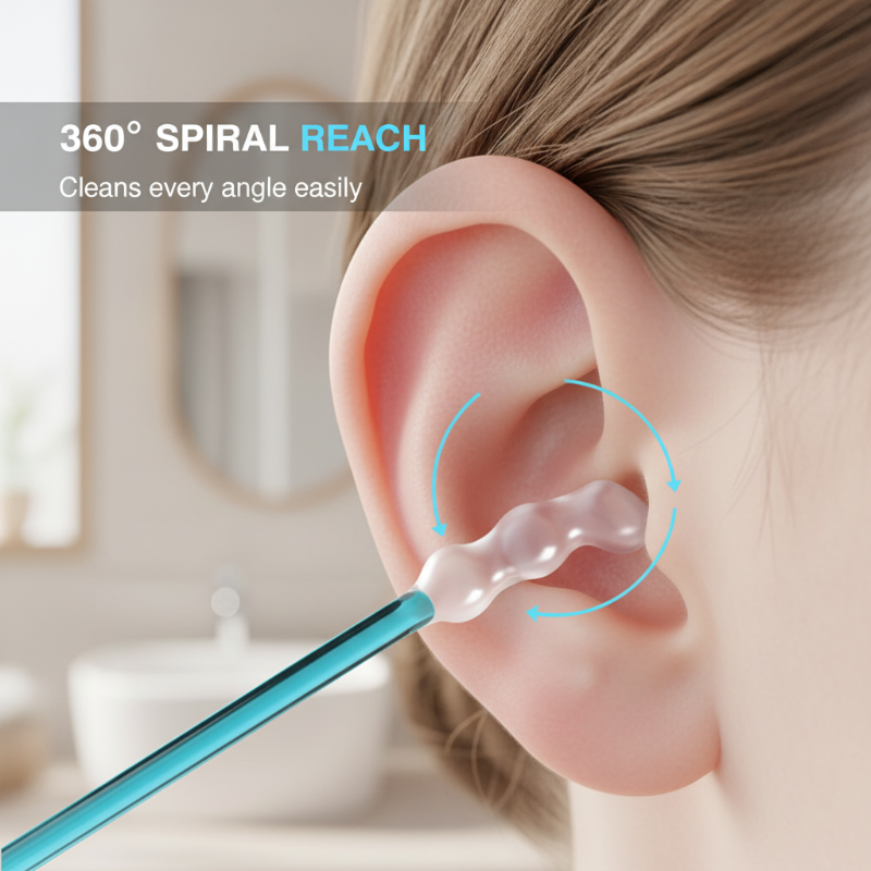 Gentle Adhesive Ear Wax Remover Sticks