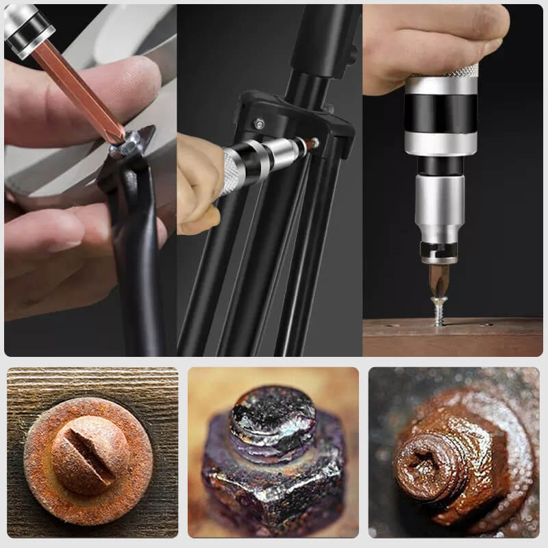 Impact Screwdriver Hammer Head Sets with Box（50% OFF）