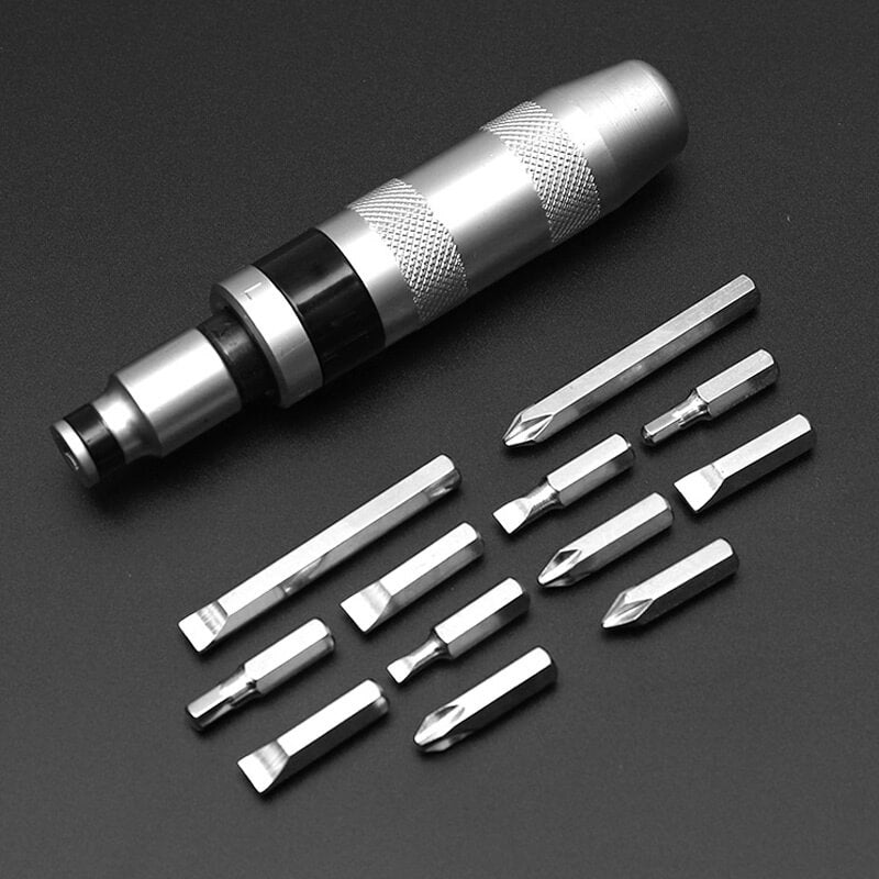 Impact Screwdriver Hammer Head Sets with Box（50% OFF）