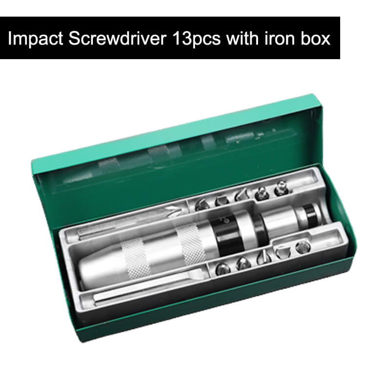 Impact Screwdriver Hammer Head Sets with Box（50% OFF）
