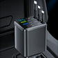 🎁Time-Sensitive Exclusive Deal! ⏰Fast Charging 7-in-1 Retractable Fast Car Charger with Voltage Display – USB-C For Android&Lighting For APPLE🔋📱