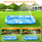 Inflatable Tanning Pool Lounger Float with Pillow