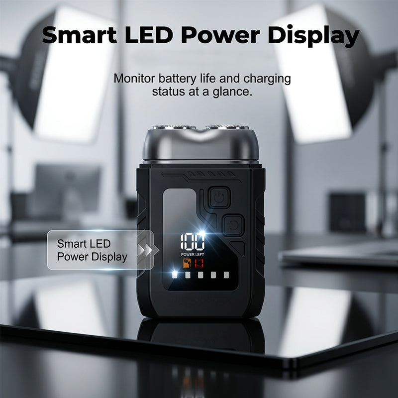 2-In-1 Electric Shaver With Precision Trimmer