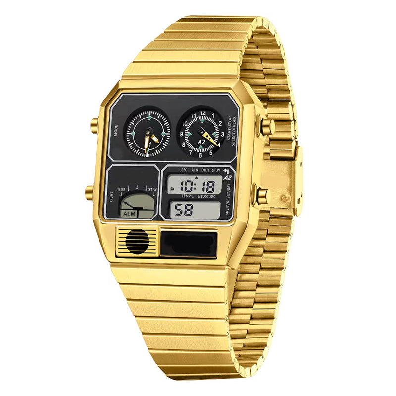 Men’s Multi-Functional Retro Digital Watch