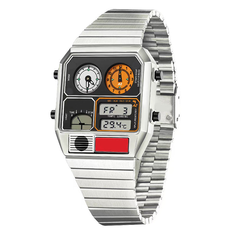 Men’s Multi-Functional Retro Digital Watch