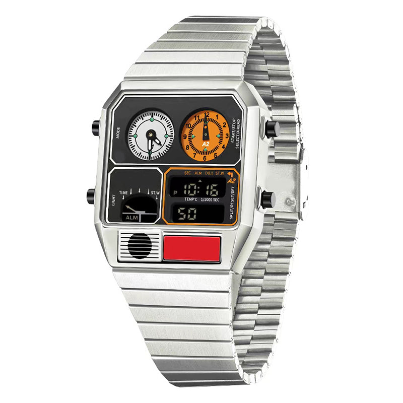 Men’s Multi-Functional Retro Digital Watch