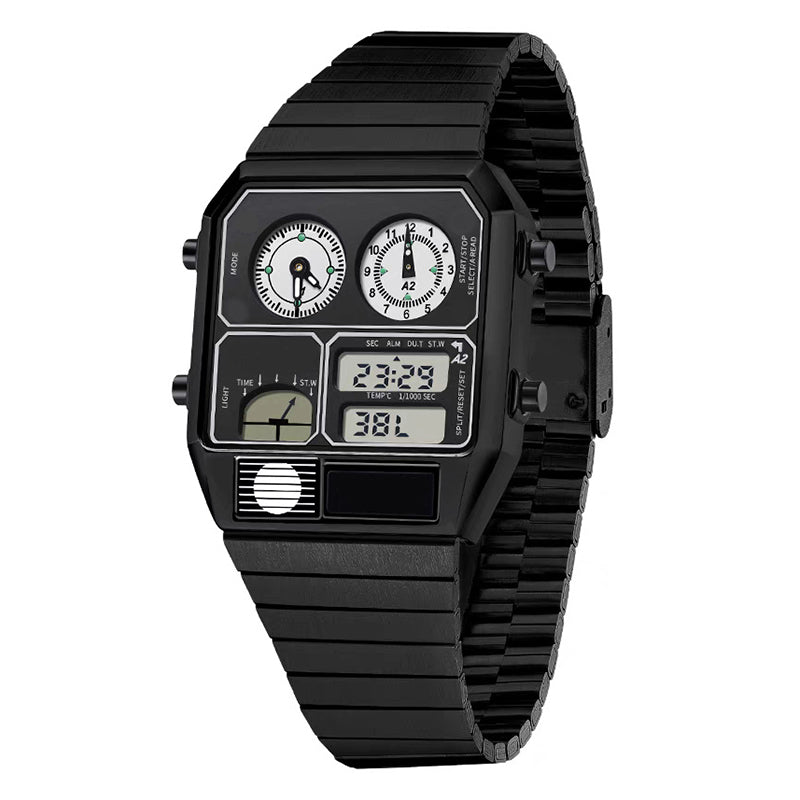 Men’s Multi-Functional Retro Digital Watch