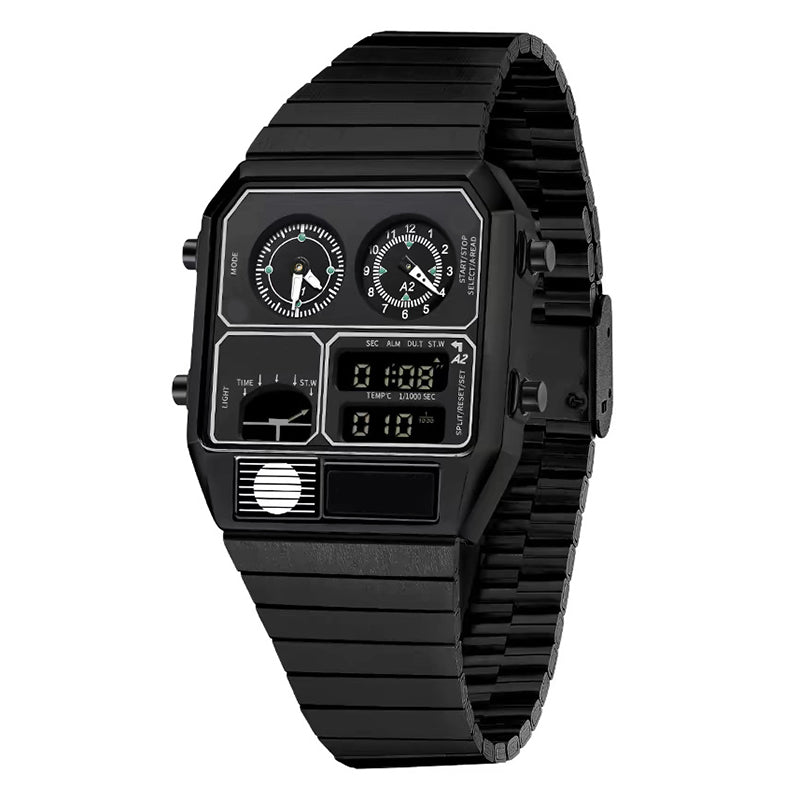 Men’s Multi-Functional Retro Digital Watch